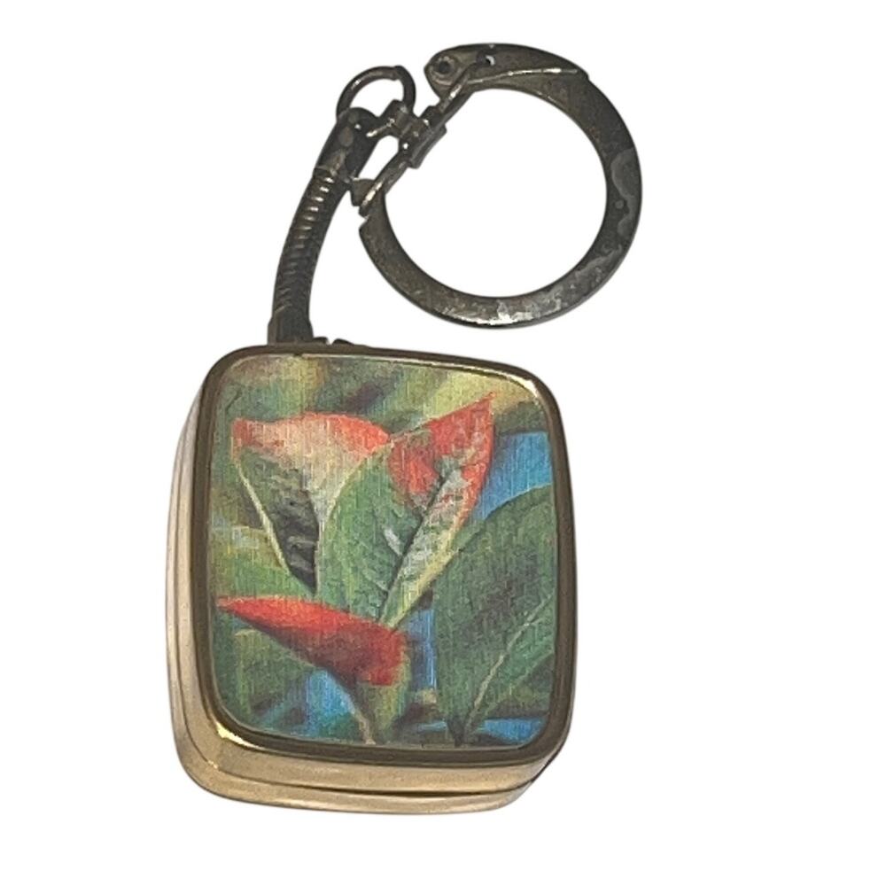 Vintage Sanyo Music Box Keychain: Love Story Tune Wind-Up - Made in Japan